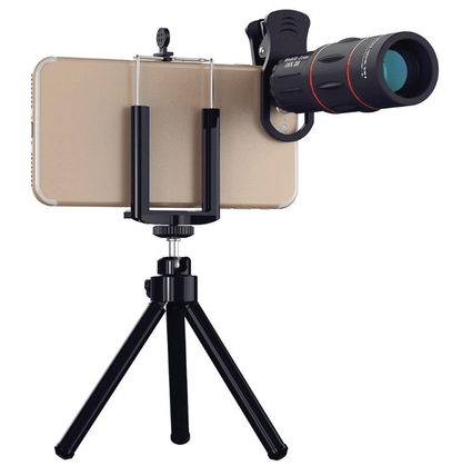 18x Zoom Telephoto Lens for Smartphone – HD Phone Camera Lens with Tripod for iPhone & Android