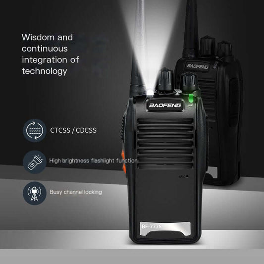 Baofeng BF-777S Walkie Talkie Two-Way Radio – Long Range 5W UHF Handheld Radio for Hiking, Camping, Hunting & Events