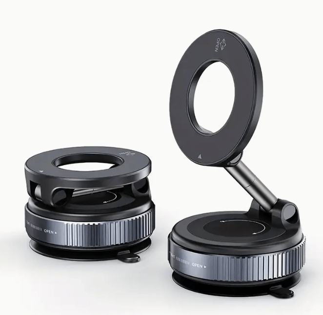 Adjustable Magnetic Car Phone Mount – Strong Dashboard Grip for iPhone & Android, No-Slip Non-Scratch Design