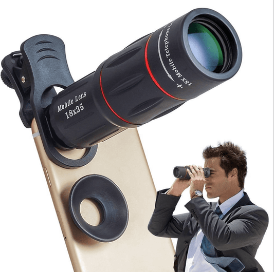 18x Zoom Telephoto Lens for Smartphone – HD Phone Camera Lens with Tripod for iPhone & Android